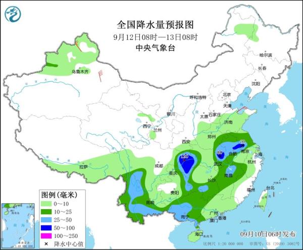 广东广西等地仍有强降水 四川重庆陕西湖北等地有强降水