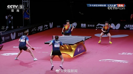 恭喜！陈梦王曼昱女双夺冠