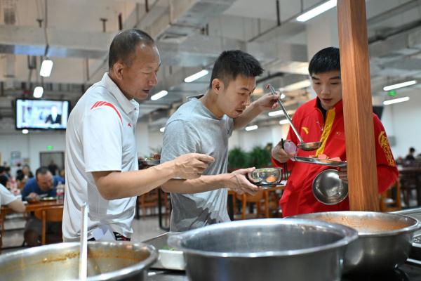 中国盲人柔道队备战杭州亚残运会 中国盲人柔道队备战杭州亚残运会