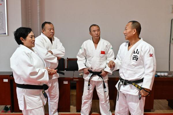 中国盲人柔道队备战杭州亚残运会 中国盲人柔道队备战杭州亚残运会