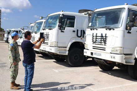 中国赴黎巴嫩维和部队通过联合国装备核查 中国赴黎巴嫩维和部队通过联合国装备核查