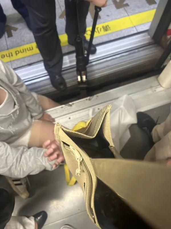上海地铁一女子被门夹背痛哭，男子果断按下紧急装置：别人不敢碰，怕负法律责任……