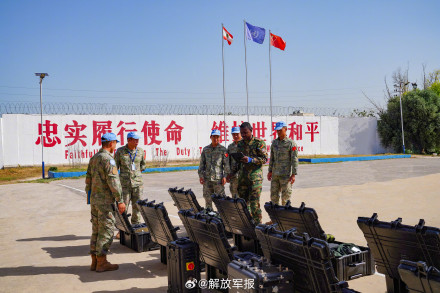 中国赴黎巴嫩维和部队通过联合国装备核查 中国赴黎巴嫩维和部队通过联合国装备核查