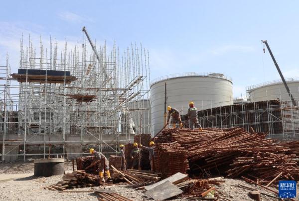 建设中的蒙古国乌兰巴托中央污水处理厂 建设中的蒙古国乌兰巴托中央污水处理厂
