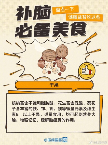 补脑，该吃点什么好？