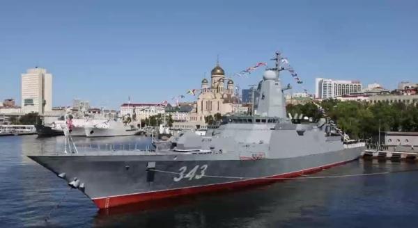 俄罗斯最新型护卫舰“尖锐”号入列俄太平洋舰队 俄罗斯最新型护卫舰“尖锐”号入列俄太平洋舰队