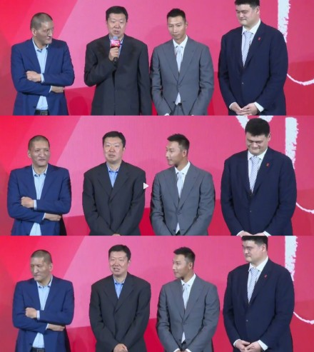 中国男篮移动长城再度同框