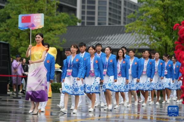 杭州亚运村开村 盛迎八方来客 杭州亚运村开村 盛迎八方来客