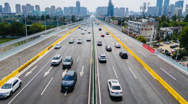 合肥九车道高架，今天通车！