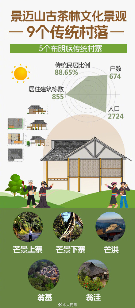 9图了解世界遗产普洱景迈山古茶林 9图了解世界遗产普洱景迈山古茶林
