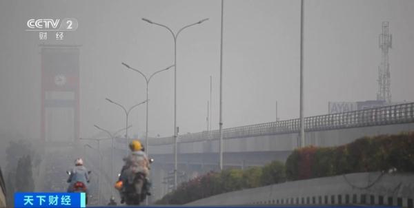 印尼多地干燥炎热致泥炭地火灾频发 城市被浓烟笼罩