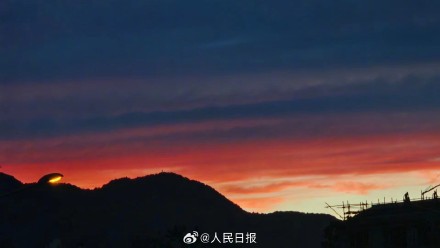 浪漫！北京晚霞刷屏了