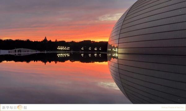 太美了！北方秋日的晚霞