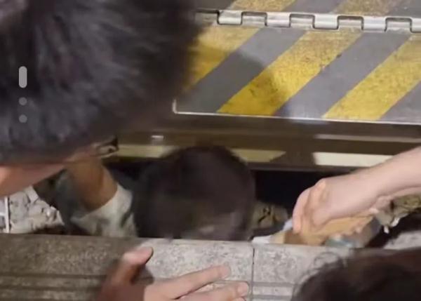 惊心！孩子掉地铁缝隙里了！