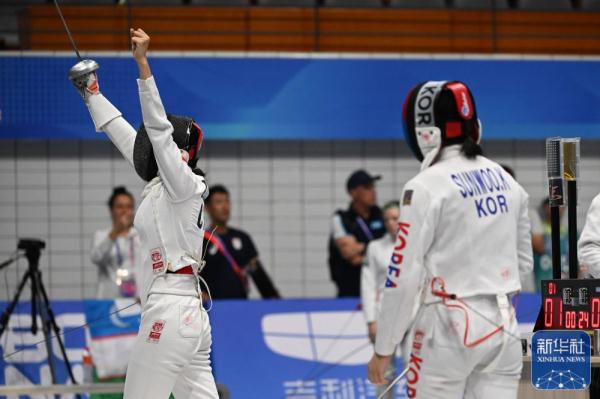 杭州亚运会丨现代五项女子个人击剑大循环赛况