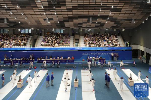 杭州亚运会 | 现代五项:男子个人击剑大循环赛况 杭州亚运会 | 现代五项:男子个人击剑大循环赛况