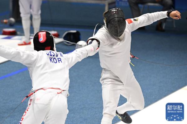 杭州亚运会 | 现代五项:男子个人击剑大循环赛况 杭州亚运会 | 现代五项:男子个人击剑大循环赛况