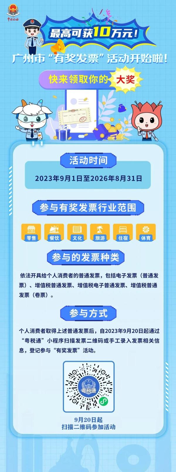 广州发票上传“粤税通”，最高可中10万元！