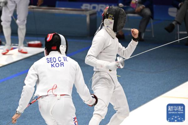 杭州亚运会 | 现代五项:男子个人击剑大循环赛况 杭州亚运会 | 现代五项:男子个人击剑大循环赛况