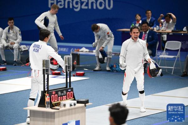 杭州亚运会 | 现代五项:男子个人击剑大循环赛况 杭州亚运会 | 现代五项:男子个人击剑大循环赛况