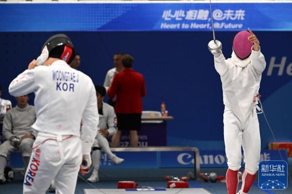 杭州亚运会 | 现代五项:男子个人击剑大循环赛况 杭州亚运会 | 现代五项:男子个人击剑大循环赛况