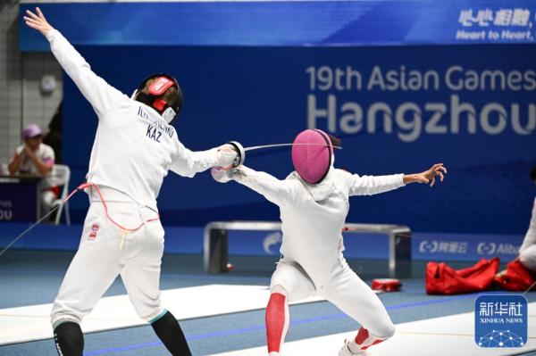 杭州亚运会 | 现代五项:男子个人击剑大循环赛况 杭州亚运会 | 现代五项:男子个人击剑大循环赛况