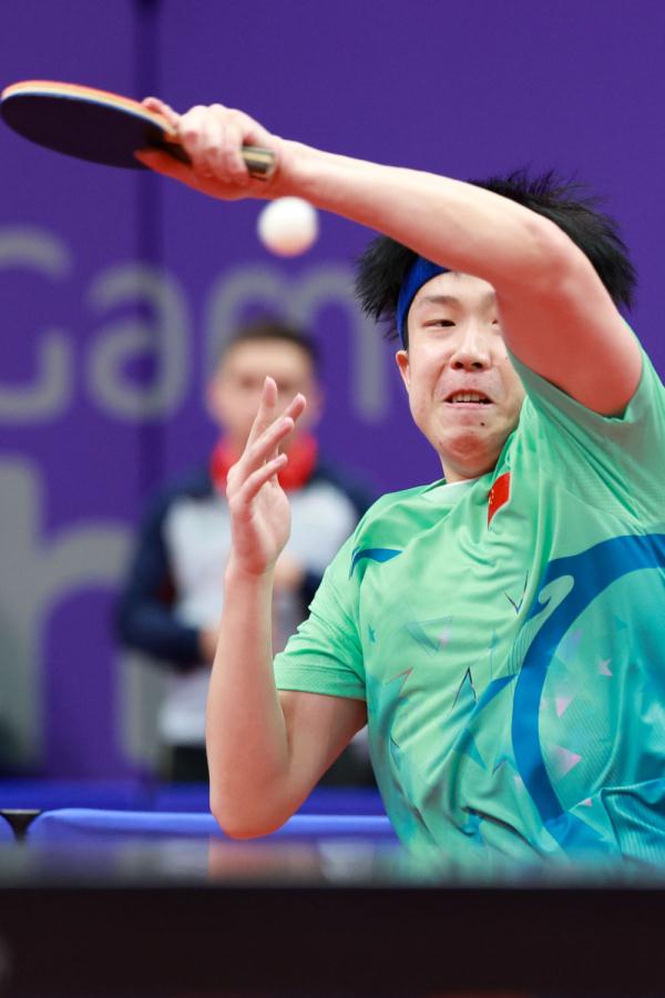 杭州亚运会丨乒乓球男子团体小组赛：中国队胜越南队