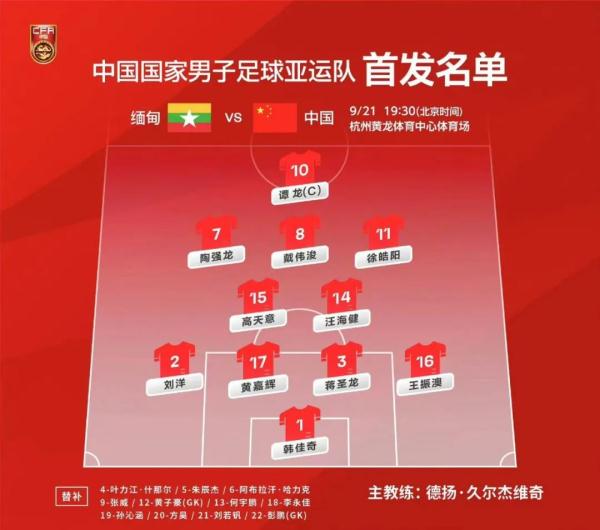 大胜缅甸!国足亚运队提前出线 大胜缅甸!国足亚运队提前出线