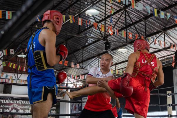 老挝武术散打运动员：感谢我的中国教练
