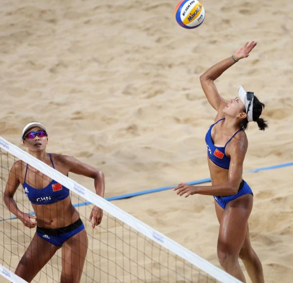 杭州亚运会 | 女子沙滩排球预赛:薛晨/夏欣怡胜哈萨克斯坦组合 杭州亚运会 | 女子沙滩排球预赛:薛晨/夏欣怡胜哈萨克斯坦组合