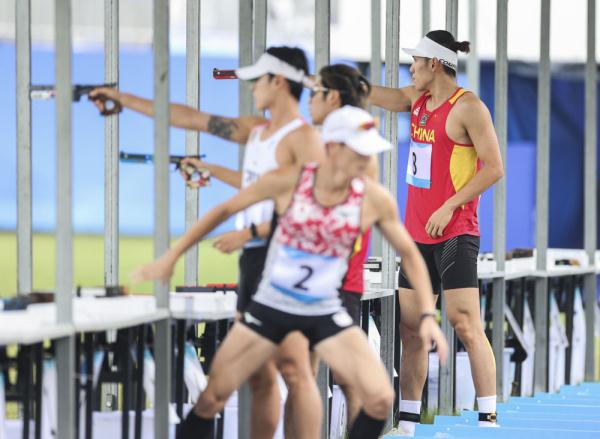 杭州亚运会 | 两名中国选手晋级现代五项男子个人决赛