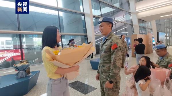 中国第26批赴刚果（金）维和部队第一梯队凯旋