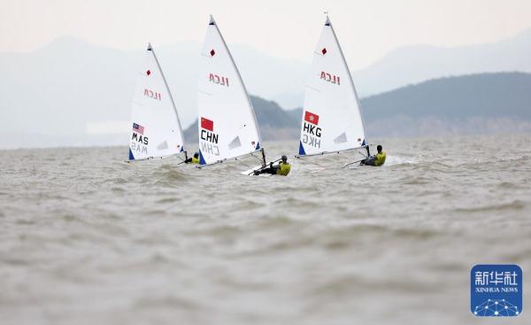 杭州亚运会丨帆船：女子单人艇-爱尔卡6第二日赛况