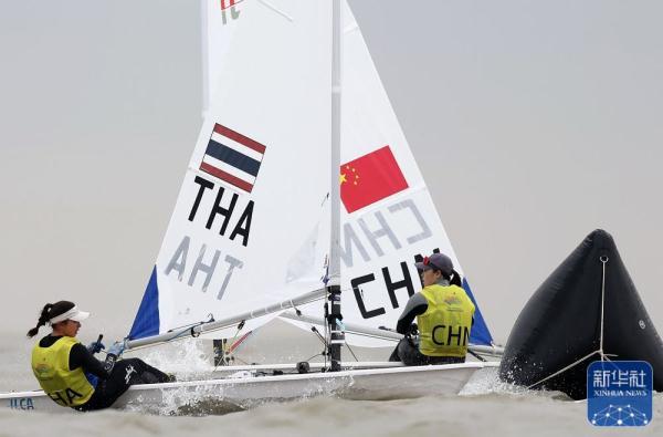 杭州亚运会丨帆船：女子单人艇-爱尔卡6第二日赛况