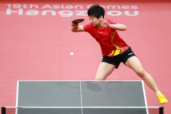 杭州亚运会 | 乒乓球女子团体小组赛：中国队胜哈萨克斯坦队