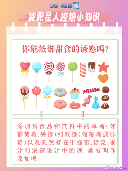 关于控糖这件事，你了解多少？