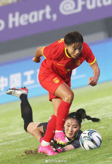 中国女足16比0大胜蒙古 获得亚运会开门红