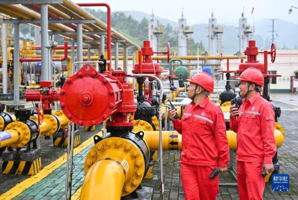 我国首个投入商业开发页岩气田——涪陵页岩气田产气量突破600亿方