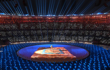 惊艳！亚运会开幕式现场绝美瞬间