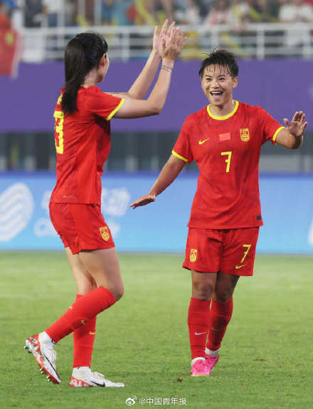 中国女足16比0大胜蒙古 获得亚运会开门红