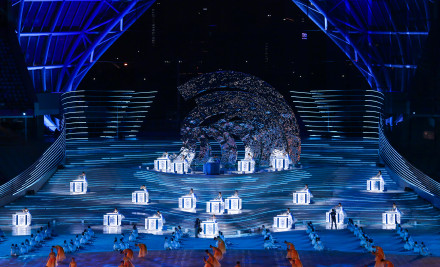 惊艳！亚运会开幕式现场绝美瞬间