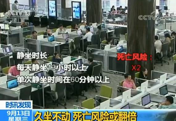 久坐真的可能导致猝死！超过这个时间要注意了！