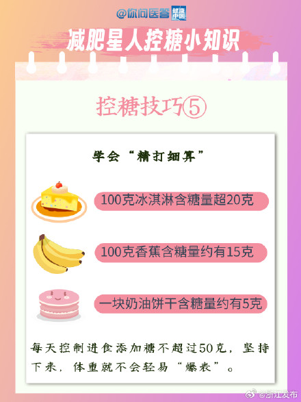 关于控糖这件事，你了解多少？