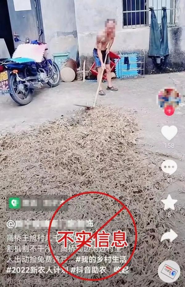 几千亩黄豆免费捡？湖北咸安警方：谣言