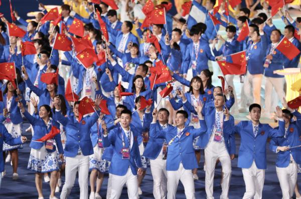 震撼!杭州亚运会主火炬这样点燃 震撼!杭州亚运会主火炬这样点燃