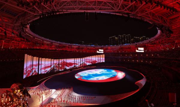 震撼!杭州亚运会主火炬这样点燃 震撼!杭州亚运会主火炬这样点燃