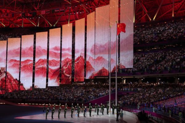 震撼!杭州亚运会主火炬这样点燃 震撼!杭州亚运会主火炬这样点燃