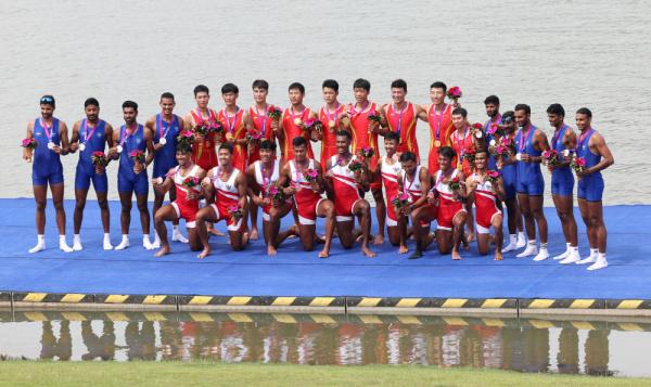 杭州亚运会丨中国队夺得赛艇男子八人单桨有舵手冠军