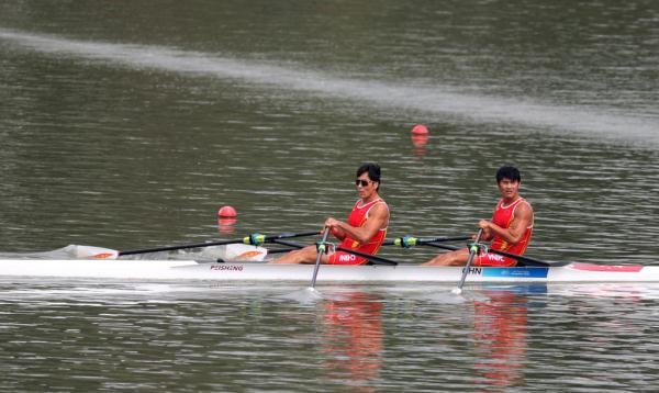 杭州亚运会丨刘治宇/张亮夺得赛艇男子双人双桨冠军
