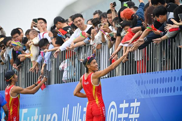 杭州亚运会丨范俊杰/孙满夺得赛艇男子轻量级双人双桨冠军